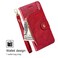 Case cover For Motorola Moto G15 / G15 Power Zipper Bag Leather Phone Case(Red)