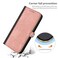 Case cover For Motorola Moto G53 / G13 / G23 Side Buckle Double Fold Hand Strap Leather Phone Case(Pink)