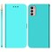 Case cover For Motorola Moto G42 Imitated Mirror Surface Horizontal Flip Leather Phone Case(Mint Green)