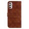Case cover For Motorola Moto G Stylus 4G 2022 Double 8-shaped Embossed Leather Phone Case(Brown)