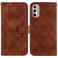 Case cover For Motorola Moto G Stylus 4G 2022 Double 8-shaped Embossed Leather Phone Case(Brown)