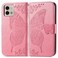 Case cover For Motorola Moto G Stylus 5G 2023 Butterfly Love Flower Embossed Leather Phone Case(Pink)