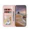 Case cover For Motorola Moto G4 Lace Flower Embossing Flip Leather Phone Case(Rose Gold)