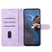 Case cover For Motorola Moto E6 Play Flower Butterfly Embossing Pattern Leather Phone Case(Purple)