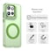 Case cover For Motorola Edge 50 Neo Candy Magsafe PC Hybrid TPU Phone Case(Green)