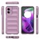 Case cover For Motorola Moto G55 5G Global Magic Shield TPU + Flannel Phone Case(Purple)