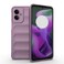 Case cover For Motorola Moto G55 5G Global Magic Shield TPU + Flannel Phone Case(Purple)