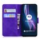 Case cover For Motorola Moto One Fusion Plus Tiger Embossing Pattern Horizontal Flip Leather Case with Holder &amp; Card Slots &amp; Wallet(Purple)