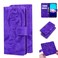 Case cover For Motorola Moto One Fusion Plus Tiger Embossing Pattern Horizontal Flip Leather Case with Holder &amp; Card Slots &amp; Wallet(Purple)