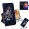 Case cover For Motorola Moto E6 Play Combined Pattern Magnetic Attraction Horizontal Flip Leather Case, Support Holder &amp; Card Slot &amp; Wallet(Lion)