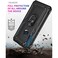 Case cover For Motorola Moto One Fusion Plus Shockproof TPU + PC Protective Case with 360 Degree Rotating Holder(Black)