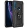 Case cover For Motorola Moto One Fusion Plus Shockproof TPU + PC Protective Case with 360 Degree Rotating Holder(Black)