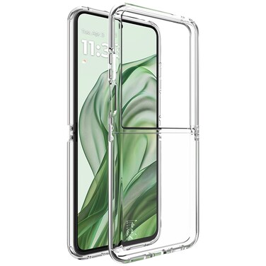 Case cover For Motorola Razr 50 Ultra imak UX-6 series All-inclusive Shockproof Airbag TPU Invisible Phone Case(Transparent)