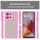 Case cover For Motorola Moto G75 5G Armor Glaze PC Hybrid TPU Phone Case(Pink)