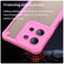Case cover For Motorola Moto G75 5G Armor Glaze PC Hybrid TPU Phone Case(Pink)