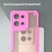 Case cover For Motorola Moto G75 5G Armor Glaze PC Hybrid TPU Phone Case(Pink)