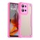 Case cover For Motorola Moto G75 5G Armor Glaze PC Hybrid TPU Phone Case(Pink)