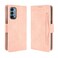 Case cover For OnePlus Nord N200 5G Skin Feel Calf Pattern Horizontal Flip Leather Case with Holder &amp; Card Slots &amp; Photo Frame(Pink)