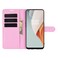 Case cover For OnePlus Nord N100 Litchi Texture Horizontal Flip Protective Case with Holder &amp; Card Slots &amp; Wallet(Pink)