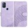 Case cover For OnePlus Nord N10 5G YX0060 Elephant Head Embossed Phone Leather Case with Lanyard(Light Purple)