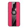 Case cover For OnePlus 6T XINLI Stitching Cloth Texture Shockproof TPU Protective Case with Ring Holder(Red)
