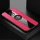 Case cover For OnePlus 6T XINLI Stitching Cloth Texture Shockproof TPU Protective Case with Ring Holder(Red)