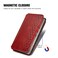 Case cover For OnePlus Ace 3 Cubic Grid Pressed Magnetic Leather Phone Case(Red)