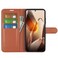 Case cover For OnePlus 13 Litchi Texture Horizontal Flip Leather Phone Case with Holder(Brown)
