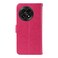 Case cover For OnePlus 13 Tree &amp; Cat Embossed Pattern Flip Leather Phone Case(Rose Red)