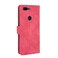 Case cover For OnePlus 5T Solid Color Skin Feel Magnetic Buckle Horizontal Flip Calf Texture PU Leather Case with Holder &amp; Card Slots &amp; Wallet(Rose Red)
