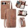 Case cover For OnePlus Nord 4 Embossed Flower Zipper Leather Phone Case(Brown)