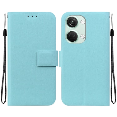 Case cover For OnePlus Nord 3 / Ace 2V Ultra-thin Voltage Magnetic Buckle Leather Phone Case(Green)