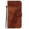 Case cover For OnePlus Nord CE4 5G Seven-shaped Embossed Leather Phone Case(Brown)