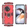 Case cover For OnePlus Ace 2 Pro Shockproof PC + TPU Holder Phone Case(Red)