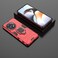 Case cover For OnePlus Ace 2 Pro Shockproof PC + TPU Holder Phone Case(Red)