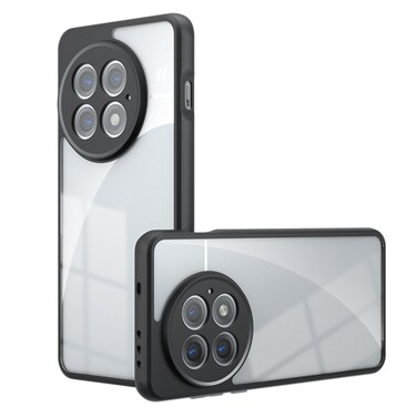 Case cover For OnePlus 13 Armor Precise Hole PC Hybrid TPU Phone Case(Transparent)