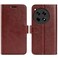 Case cover For OnePlus 12R R64 Texture Horizontal Flip Leather Phone Case(Brown)