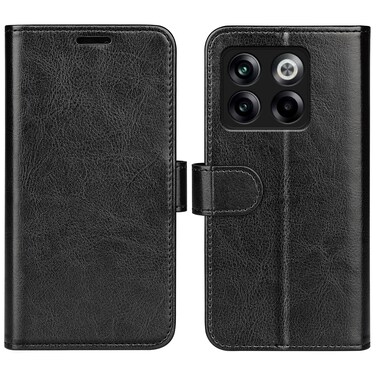 Case cover For OnePlus Ace Pro R64 Texture Leather Phone Case(Black)