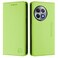 Case cover For OnePlus Ace 2 Pro RC01 Dual-Folded Magnetic Suction RFID Leather Phone Case(Grass Green)