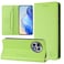 Case cover For OnePlus Ace 2 Pro RC01 Dual-Folded Magnetic Suction RFID Leather Phone Case(Grass Green)