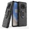 Case cover For OnePlus 7T Shockproof PC + TPU Case with Magnetic Ring Holder(Black)