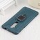 Case cover For OnePlus 7T Pro / 7 Pro Carbon Fiber Protective Case with 360 Degree Rotating Ring Holder(Green)