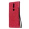 Case cover For Nokia 2.4 Sun Embossing Pattern Horizontal Flip Leather Case with Card Slot &amp; Holder &amp; Wallet &amp; Lanyard(Red)