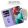 Case cover For Nokia C20/C10 7-shaped Embossed Leather Phone Case(Purple)