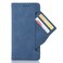 Case cover For Nokia 7.2 / 6.2 Wallet Style Skin Feel Calf Pattern Leather Case ，with Separate Card Slot(Blue)