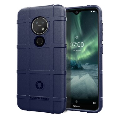 Case cover For Nokia 7.2  Full Coverage Shockproof TPU Case(Blue)