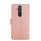 Case cover For Nokia 8.1 Plus / X71 Ultra-thin Voltage Side Buckle PU + TPU Leather Phone Case(Rose Gold)