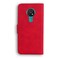 Case cover For Nokia 6.2 / 7.2 Skin Feel Pure Color Flip Leather Phone Case(Red)