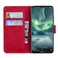 Case cover For Nokia 6.2 / 7.2 Skin Feel Pure Color Flip Leather Phone Case(Red)