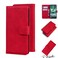 Case cover For Nokia 6.2 / 7.2 Skin Feel Pure Color Flip Leather Phone Case(Red)